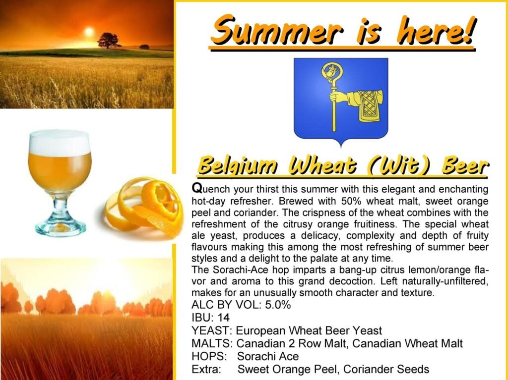 belgium wheat beer